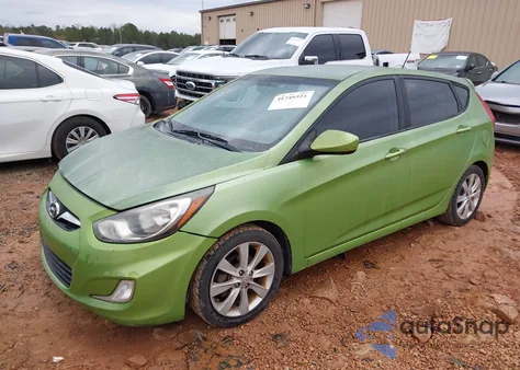 2012 Hyundai Accent Se из США, поврежденный, VIN KMHCU5AE8CU022927